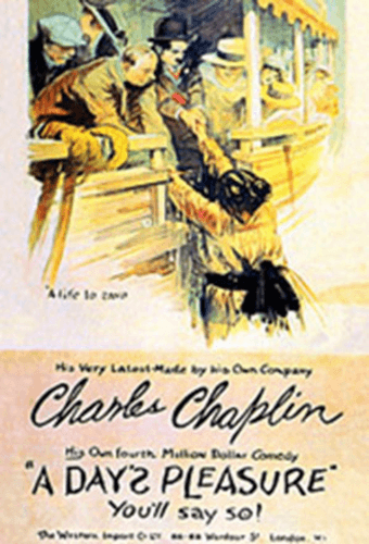 Chaplin som gentlemannachaufför 